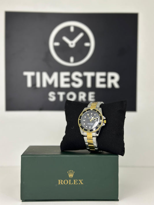 Rolex submariner silver with Jaguar rotating dial with date