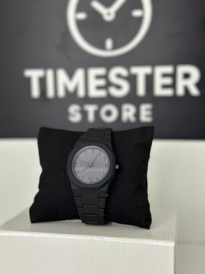 Original black arabic aura watch with fiber material