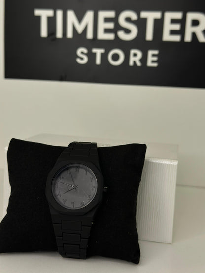 Original black arabic aura watch with fiber material