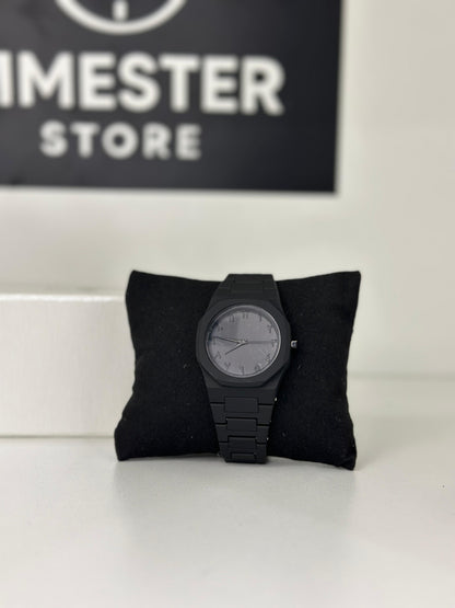 Original black arabic aura watch with fiber material