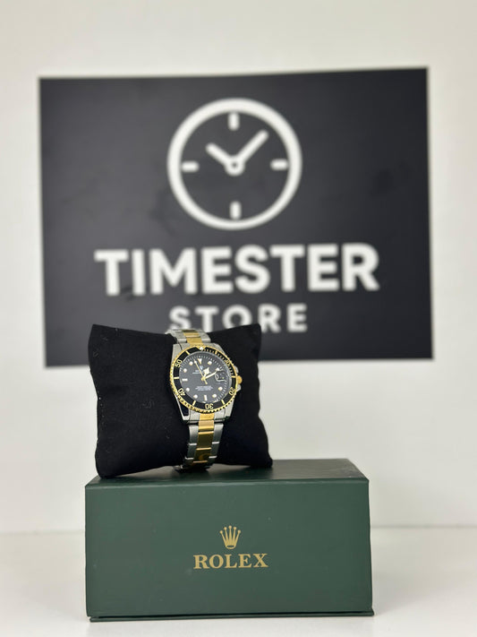 Rolex submariner silver with Jaguar rotating dial with date